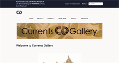 Desktop Screenshot of currentsgallery.com